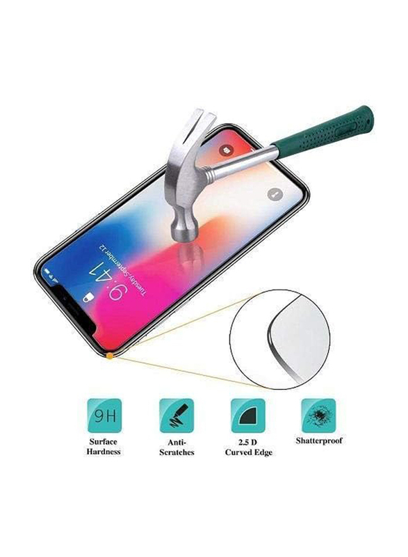 9H Apple iPhone X Premium Tempered Glass Screen Protectors, Clear