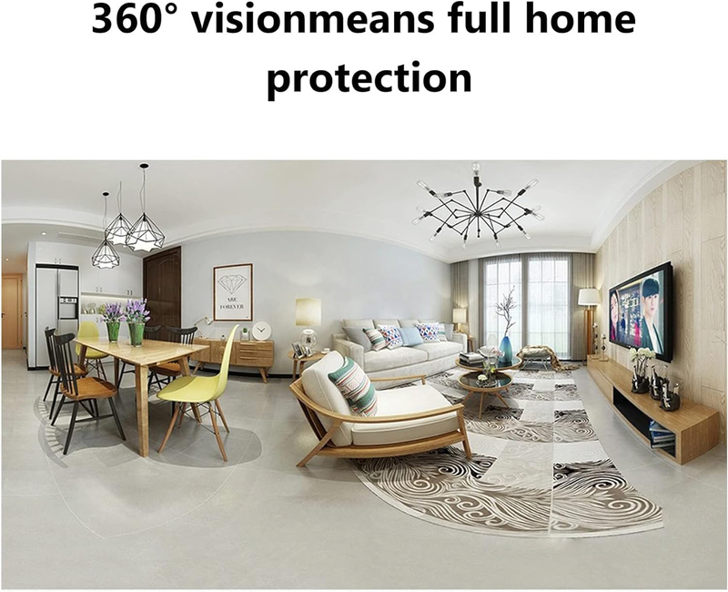 Xiaomi Mi 2K 360 Home Security Surveillance Camera with AI Intelligent Human Detection, Night Vision & 6P Lens Aperture F1.4, White