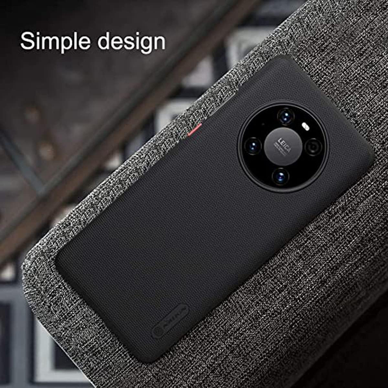 Kastwave Huawei Mate 40 Pro 5G Nice Store UAE Original Nillkin Super Frosted Shield Matte Mobile Phone Back Case Cover, Black