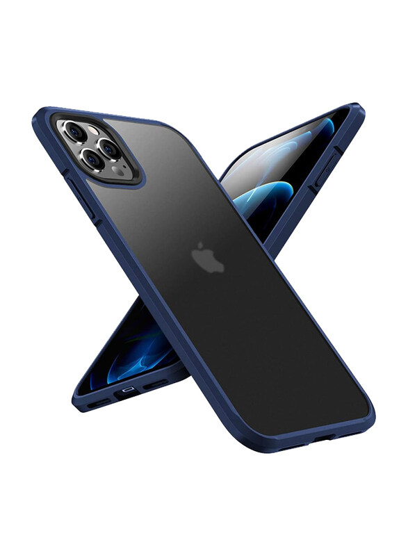 

X-Level Apple iPhone 12 Pro Max Silicone Soft Silicone Edge Slim Thin Mobile Phone Case Cover, Blue