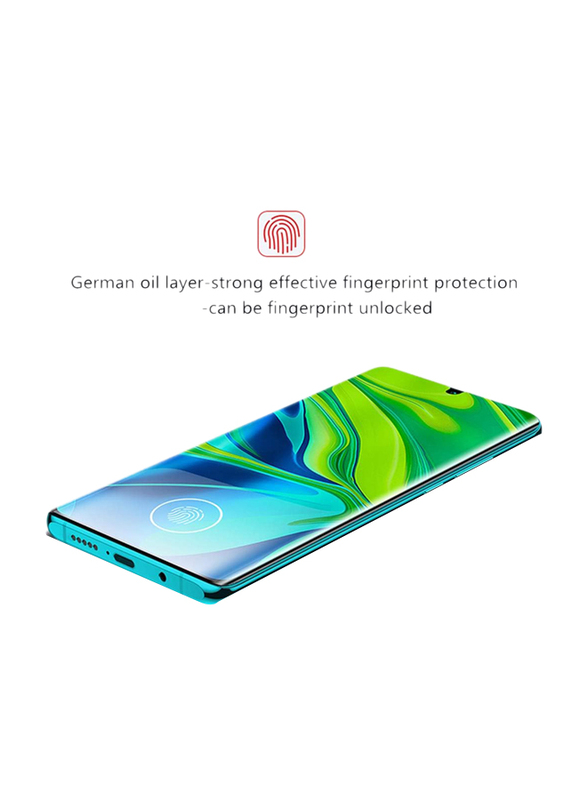 Xiaomi Mi Note 10/Note 10 Pro/CC9 Pro 6.47-Inch Full Coverage 2.5D 0.3mm 9H Hardness Tempered Glass Screen Protector, Clear