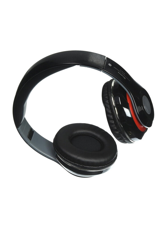 

Generic Bluetooth On-Ear Wireless Foldable Headphones with Integrated Microphone, Black