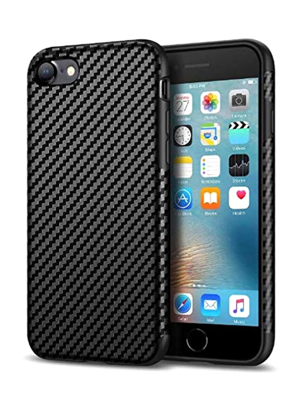 Apple iPhone SE Super-Slim Anti-Slip Grip Full Body Protector Mobile Phone Case Cover, Black