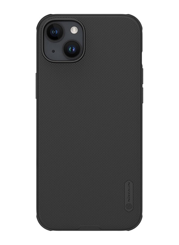 

Nillkin Apple iPhone 15 Plus without Logo Cut-out Super Frosted Shield Pro Mobile Phone Case Cover, Black