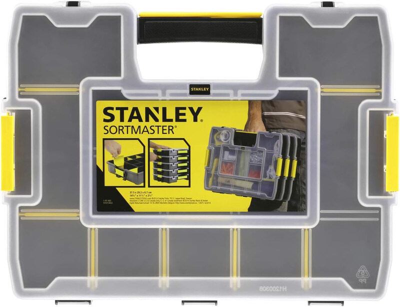 

Stanley Sortmaster Junior Organizer, 1-97-483, Black/Clear