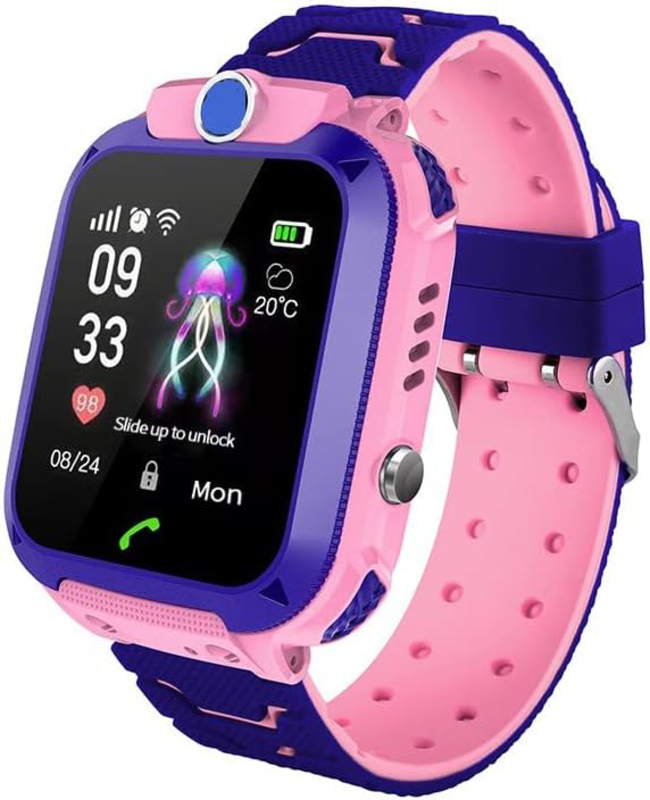 Kids Waterproof Smartwatch, GPS + Cellular, Pink