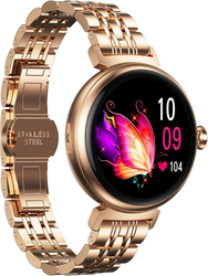 G-tab GT9 Pro 1.1 Inch Smartwatch for Women, Gold