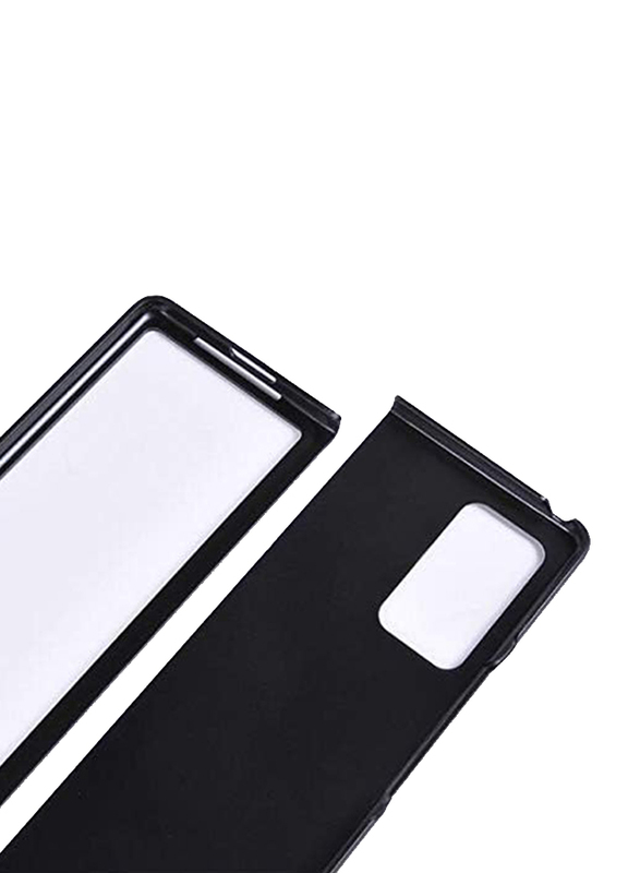 Samsung Galaxy Z Fold 2 5G Ultra Thin Non-Slip Hard Plastic PC Protection Mobile Phone Case Cover, Black