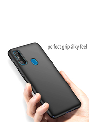 Samsung Galaxy M30s Slim Protective Shock/Scratch/Slip/Marks/Ultra Thin/Matte Finish Durable PC Hard Mobile Phone Case Cover, Black