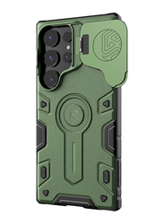 Nillkin Samsung Galaxy S24 Ultra CamShield Armor Prop Series Mobile Phone Case Cover, Dark Green