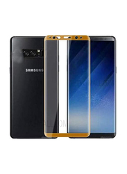 Samsung Galaxy Note 8 Full Curve Tempered Glass Screen Protector, Gold