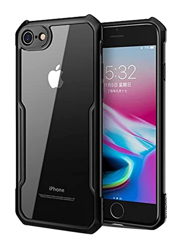 

XUNDD Apple Iphone 7/8/SE2 Case 4.7 Inch Acrylic Soft TPU Mobile Phone Back Case Cover, Black