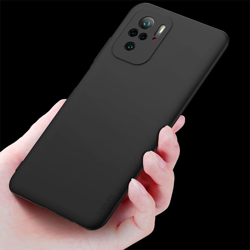 X-Level Xiaomi Redmi Note 10 4G/Xiaomi Redmi Note 10s Mobile Phone Case Cover, Black