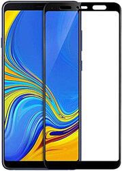 Samsung Galaxy A9 2018 5D Full Glue Mobile Phone Tempered Glass Screen Protector, Black/Clear