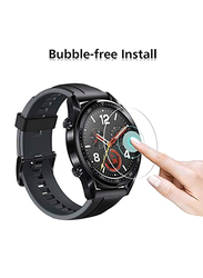 Smartwatch Screen Protectors 33mm Diametral Universal Tempered Glass Film for Samsung Galaxy/LG/Sony/Huawei/Garmin Watches, Clear