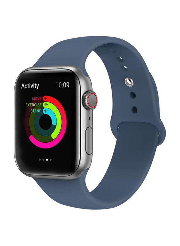 

Eworld Soft Silicone Replacement Sport Band for Apple iWatch Series 4/3,/2/1 40/38mm, Ocean Blue