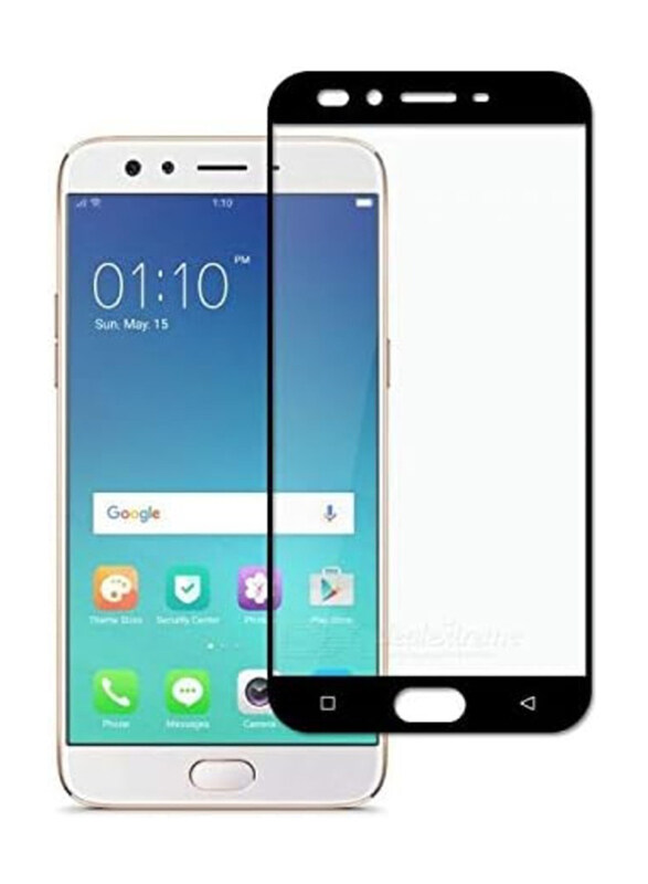 

Generic Oppo A83 Tempered Glass Screen Protector, Black/Clear