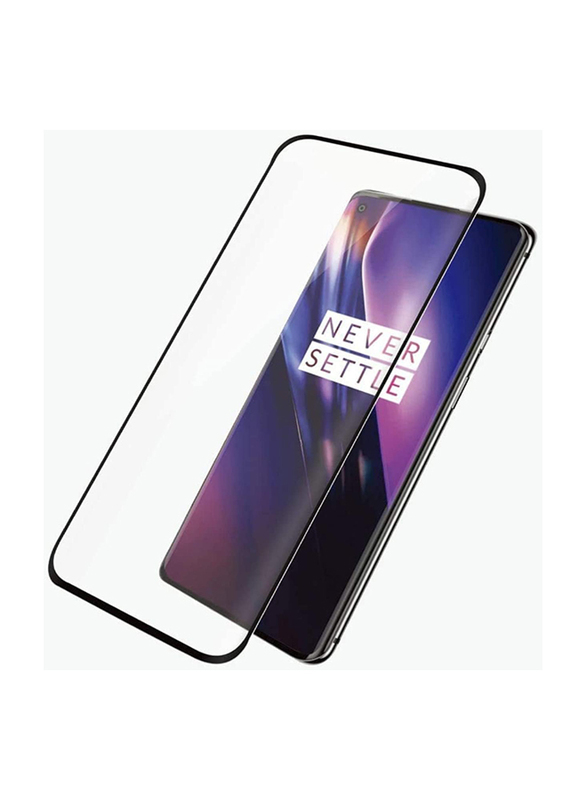 OnePlus Nord N10 5G Full Glue Tempered Glass Screen Protector, Clear/Black