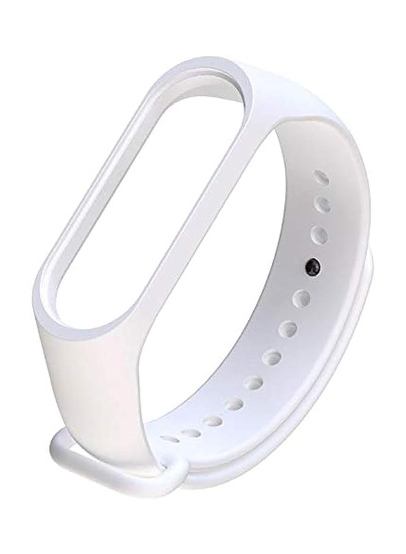 Premium Silicone Fitness Tracker Wrist Strap Band For Xiaomi Mi Band 3, White