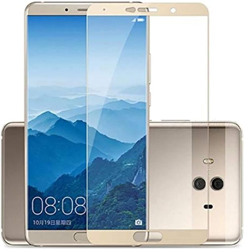 Huawei Mate 10 Tempered Glass Full Screen Protector, Gold