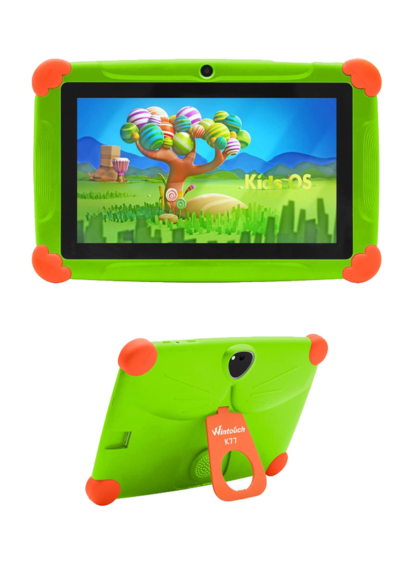 Wintouch K77 Pro 4GB Green 7-inch Kid's Tablet, 1GB RAM, Zoom Certified, WiFi only