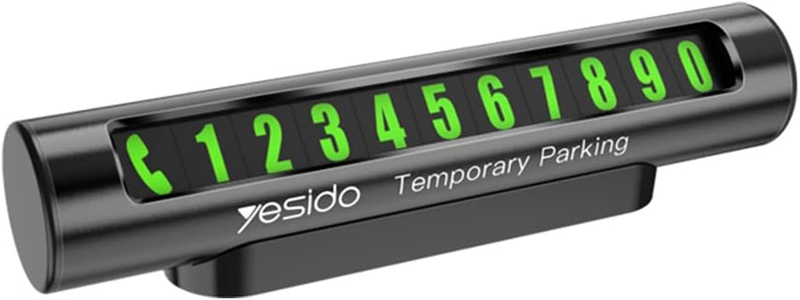 Yesido Temporary Parking Number Plate