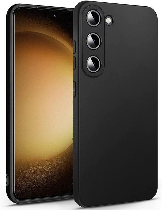 

Generic Samsung Galaxy S23 Plus TPU Silicone Mobile Phone Case Cover with Camera Protection Soft Interior Slim Fit Flexible, Black