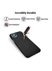 Apple iPhone 12 Pro Super-Slim Anti-Slip Grip Premium Flexible Full Body Protector Soft TPU Mobile Phone Case Cover, Black