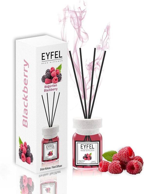 

Eyfel Blackberry Reed Diffuser Set 120ML Premium Long-Lasting Home Fragrance with Elegant Diffuser Sticks for Bathrooms, Living Spaces, Offices, Shops & Sh