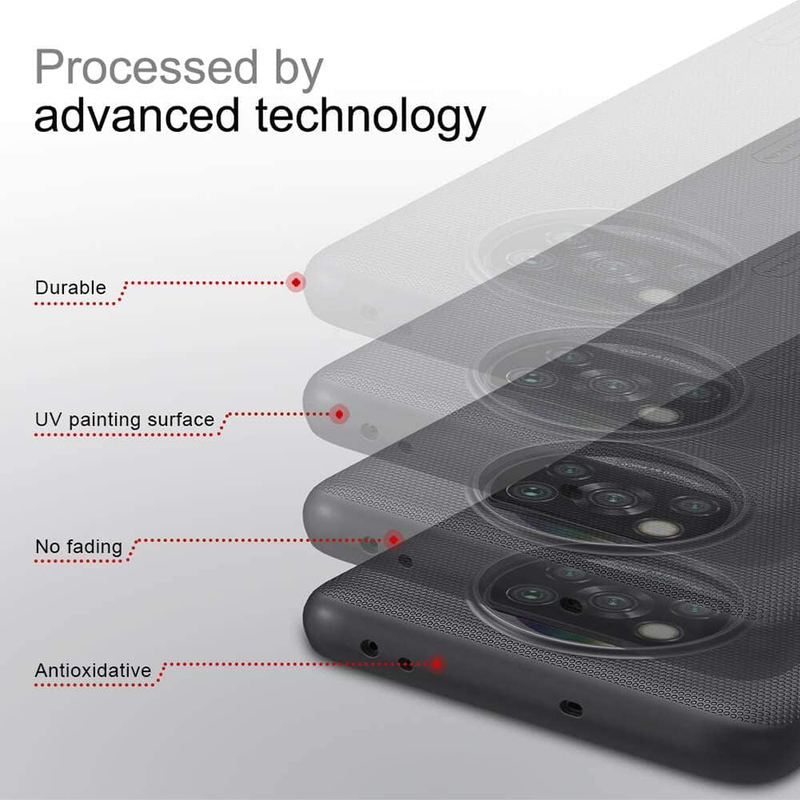 Nillkin Xiaomi Poco X3 NFC/Poco X3 Pro Super Frosted Shield Series TPU Mobile Phone Case Cover, Black