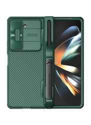 Nillkin Samsung Galaxy Z Fold 5 Camshield Pro Slim S Pen Thin and Slim Metal Kickstand & Wireless Charging Mobile Phone Case Cover for Case with Slide Camera Cover, Green