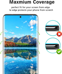 Samsung Galaxy S23 Plus 3D Curved HD Tempered Glass Screen Protector & Camera Lens Protector, 4 Pieces, Clear