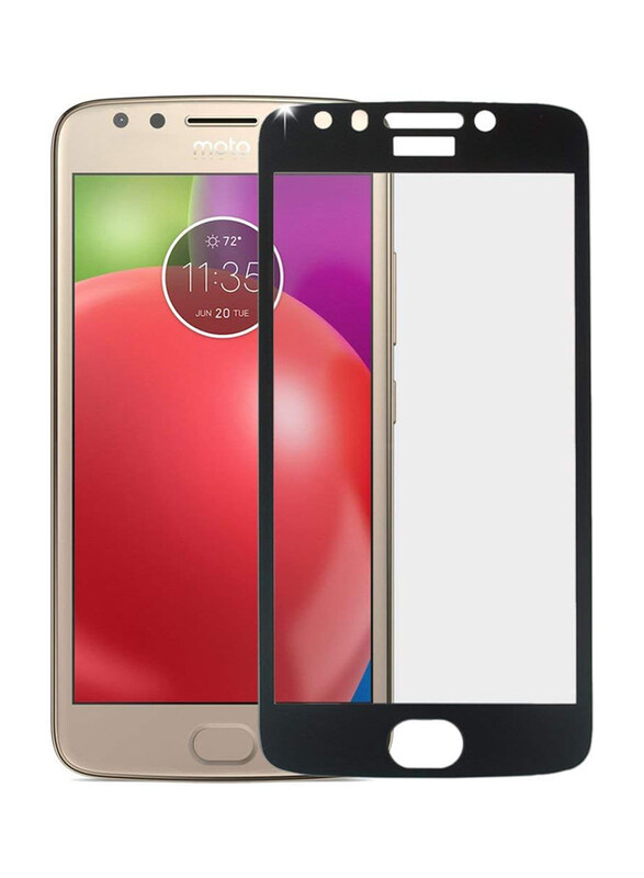 

Generic Motorola Moto G4 Plus Tempered Glass Screen Protector, Black/Clear