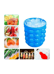 Revolutionary Space Saving Silicone Ice Cube Maker, 13 x 12cm, Blue