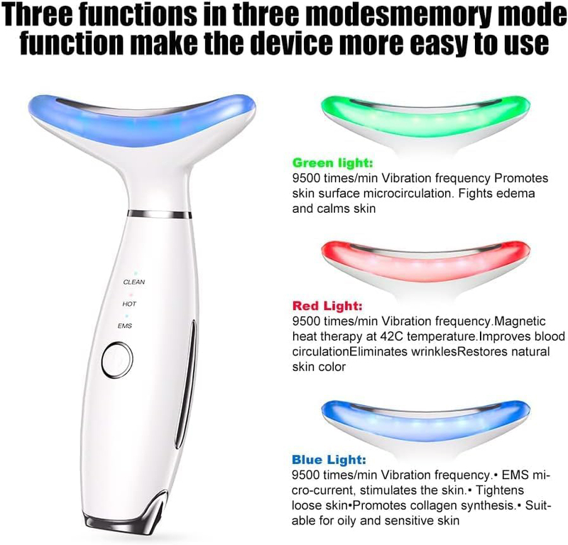 Anti Wrinkles Sculpting Tool Vibration Face Massager, White