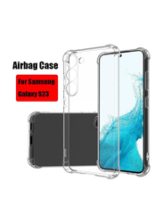 Samsung Galaxy S22 Ultra 6.8-Inch Edge Thin Slim Soft TPU Hard Bumper Crystal Drop Protection Designed Silicone Shockproof Mobile Phone Back Case Cover, Clear