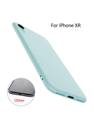 X-Level 6.1-inch Apple iPhone XR Silicone Gel Ultra Thin Soft Rubber Shockproof Dynamic Series Mobile Phone Case Cover with Anti-Scratch Microfiber Lining Cushion, Ice Blue