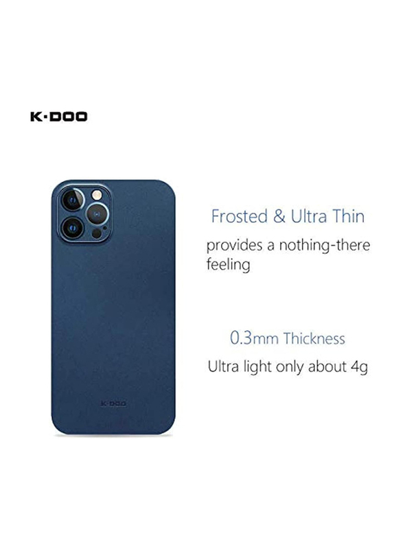 K-doo Apple iPhone 12 Pro Max 6.7" Anti-Scratch Mobile Phone Case Cover, Black