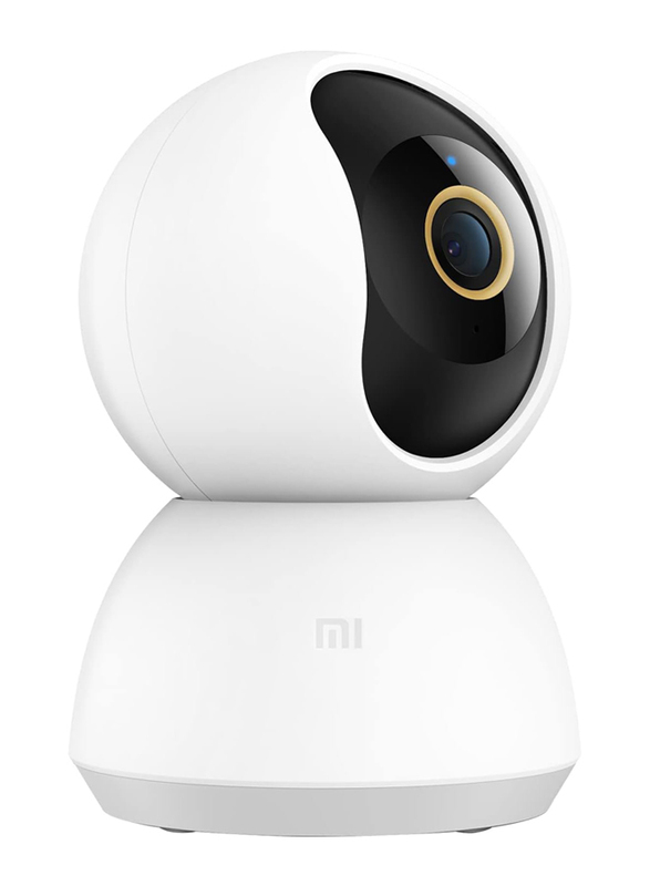 Xiaomi Mi 2K 360 Home Security Surveillance Camera with AI Intelligent Human Detection, Night Vision & 6P Lens Aperture F1.4, White