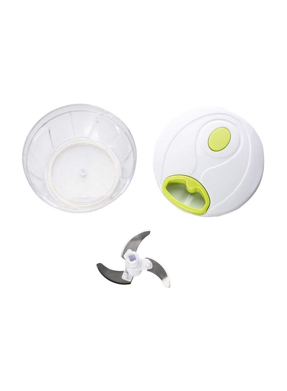 

Generic Manual Vegetable Cutter & Chopper, White/Clear