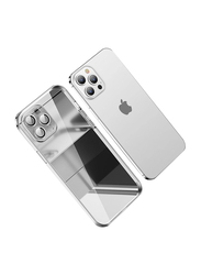 Apple iPhone 11 Pro Mobile Phone Case Cover with Tempered Film, (6 Case + 6 Tempered Film), 12 Pieces, Silver