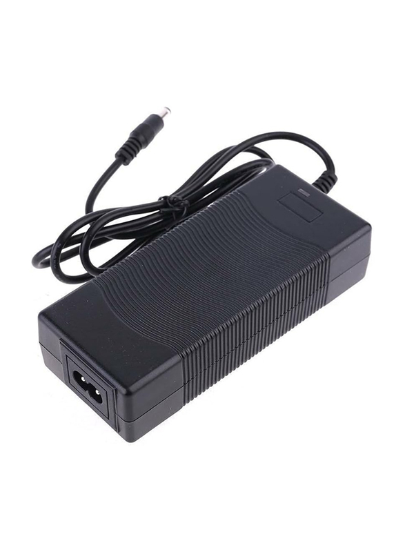 36V Lithium Battery Charger and Output 42V 2A Charger DC Plug for Electric Bike Scooter Power Supply Adapter, Black