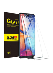 ELTD Samsung Galaxy A20e Anti-Scratch Full Coverage Tempered Glass Screen Protectors, 2 Pieces, Clear