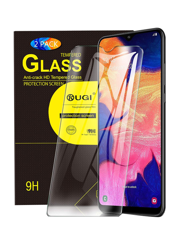 ELTD Samsung Galaxy A10 Anti-Scratch Full Coverage Tempered Glass Screen Protectors, Clear