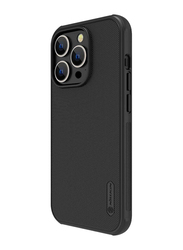 Nillkin Apple iPhone 14 Pro without Logo Cut-out Super Frosted Shield Pro Mobile Phone Case Cover, Black