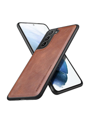 X-Level Samsung Galaxy S21 Fe Leather Mobile Phone Case Cover, Brown