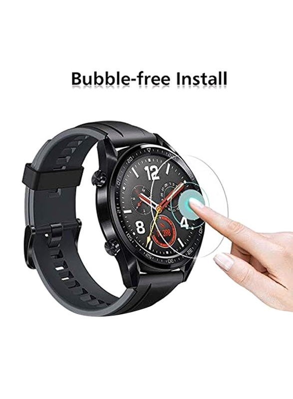 Smartwatch Screen Protectors 39mm Diametral Universal Tempered Glass Film for Samsung Galaxy/LG/Sony/Huawei/Garmin Watches, Clear