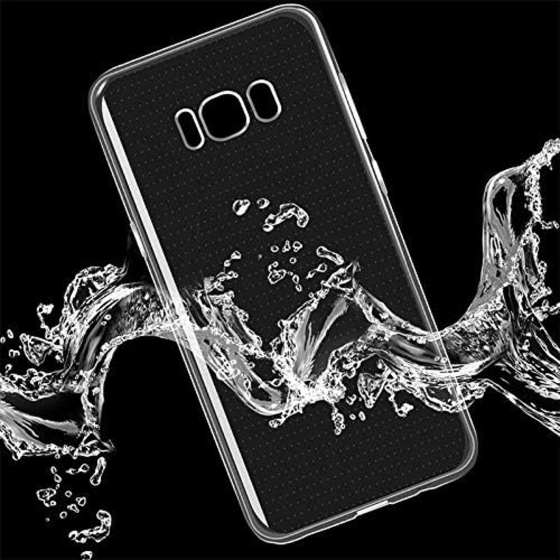 Samsung Galaxy S8 Crash Proof Shock Proof Soft TPU Mobile Phone Case Cover, Clear