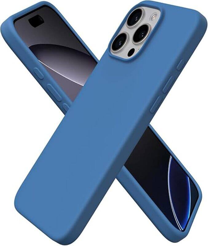 

Generic Liquid Silicone Case for iPhone 15 Pro max 6.7-Inch, Silky Soft Touch Full-Body Protective Phone Case, Anti-Scratch Shockproof Cover with Microfiber