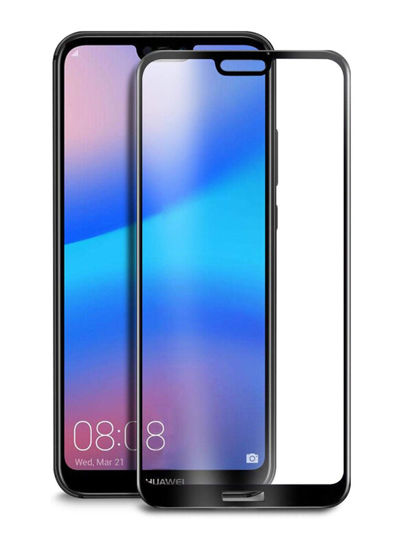

Kugi Huawei P20 Lite Tempered Glass Screen Protector, Black